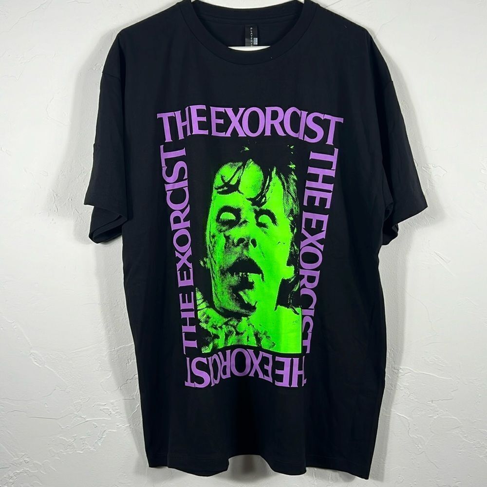 🔥 "NEW" THE EXORCIST Horror Movie Promo Halloween Tee Sz XL - Never Washed‎